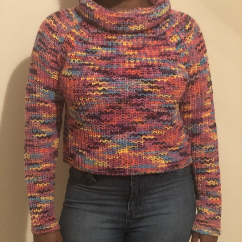 Multi Turtle Neck Sweater